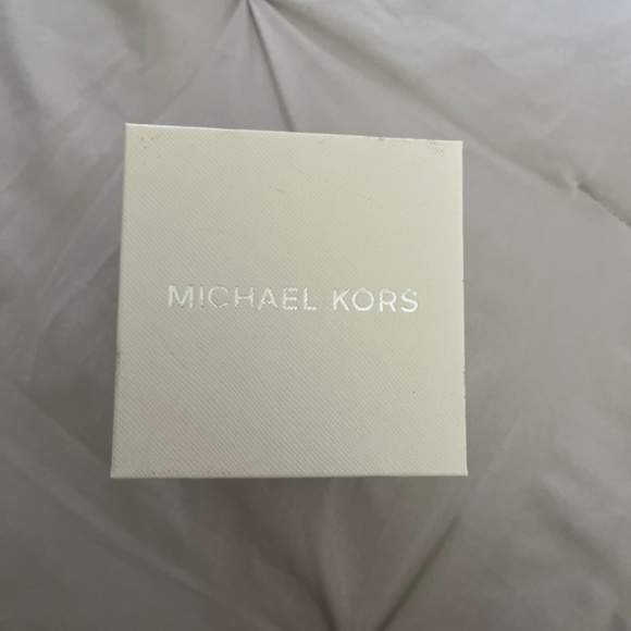 Michael Kors Black and White silicone watch
